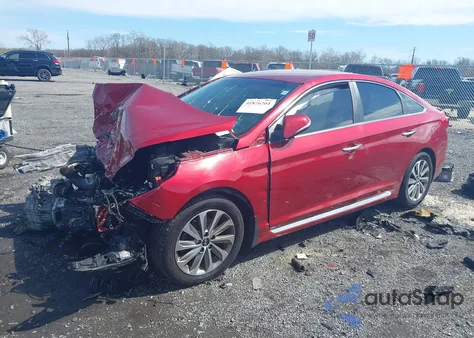 2015 Hyundai Sonata Sport из США, поврежденный, VIN 5NPE34AF1FH117881